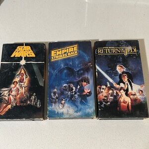 Star Wars Original Trilogy VHS Box Set - Black/Blue Covers